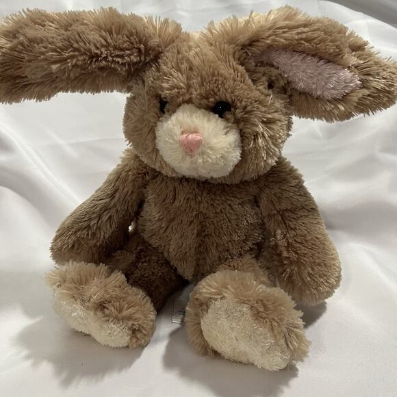 Build-A-Bear Workshop 14 inch Tall Buddy Brown‎ Bunny Rabbit Fluffy Tan Poseable - Picture 2 of 8